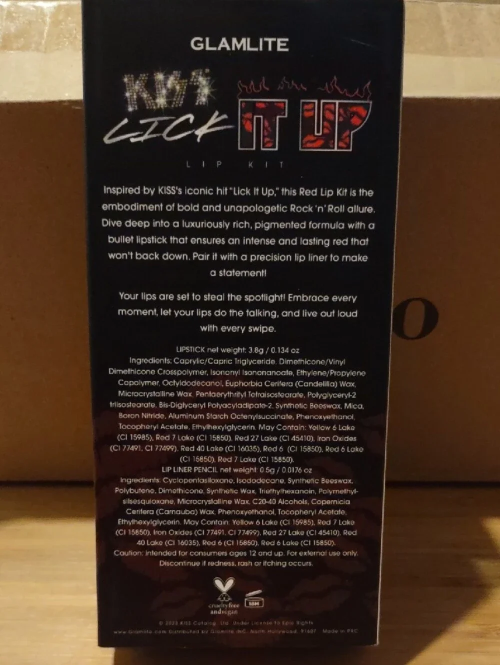 3 For 12.00 Kiss It Up Lip Kit - Black & Red Accent